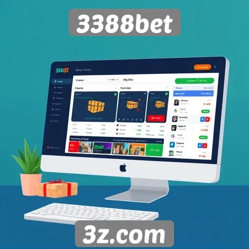 Interface amigável melhora a experiência no 3388bet